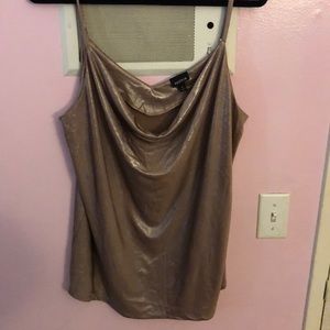 Plus Size Cowl Neck Tank